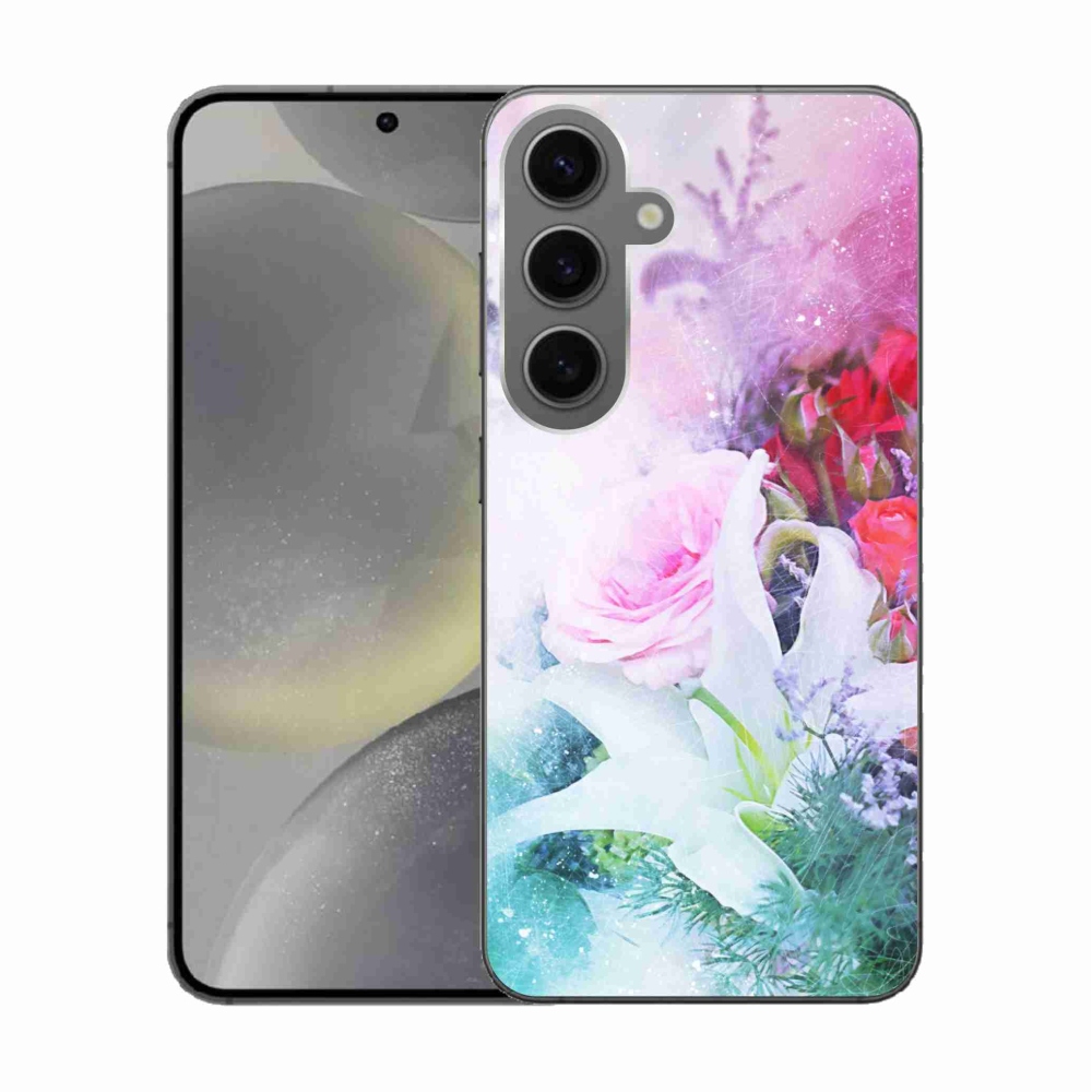 Gél borítás mmCase Samsung Galaxy S24 - virágok 4