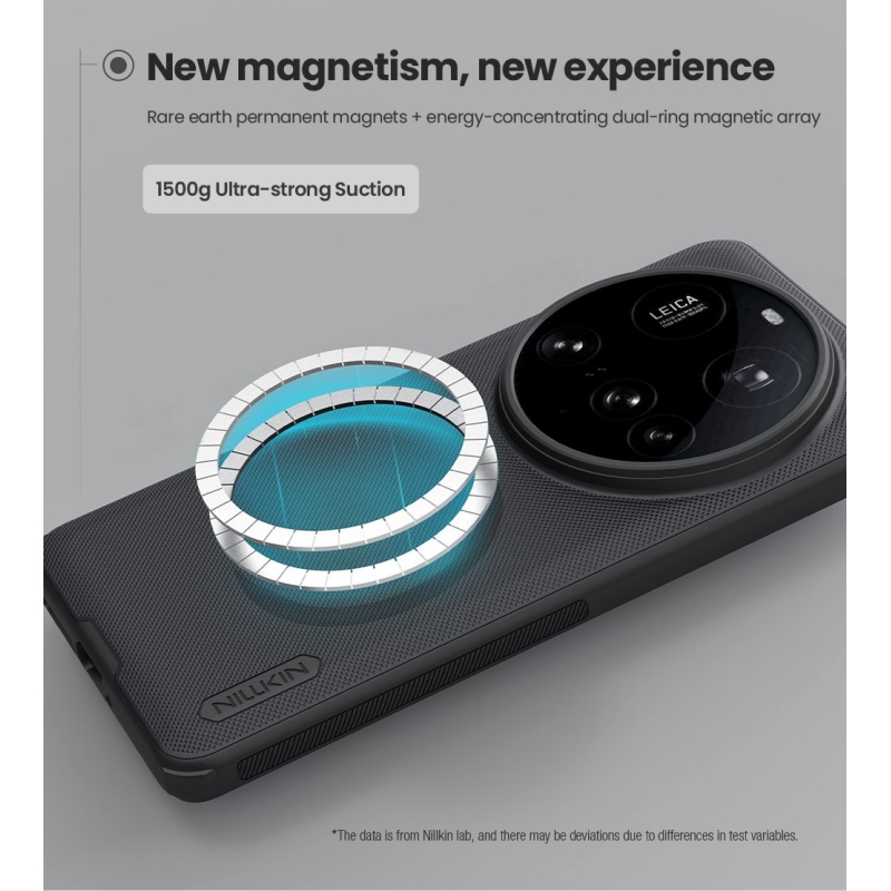 Nillkin Super Frosted PRO mágneses hátlap Xiaomi 15 Ultra Fekete