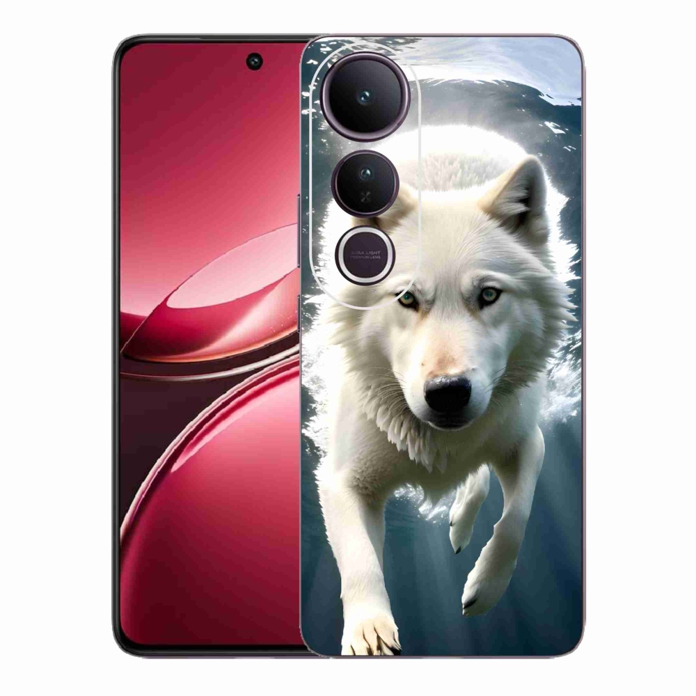 Gél borítás mmCase a Vivo V50 Lite 4G/5G készülékhez - fehér farkas