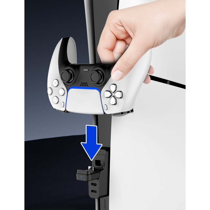 iPega P5S040 töltő dokkoló PS5 vezérlőhöz Slim Fekete
