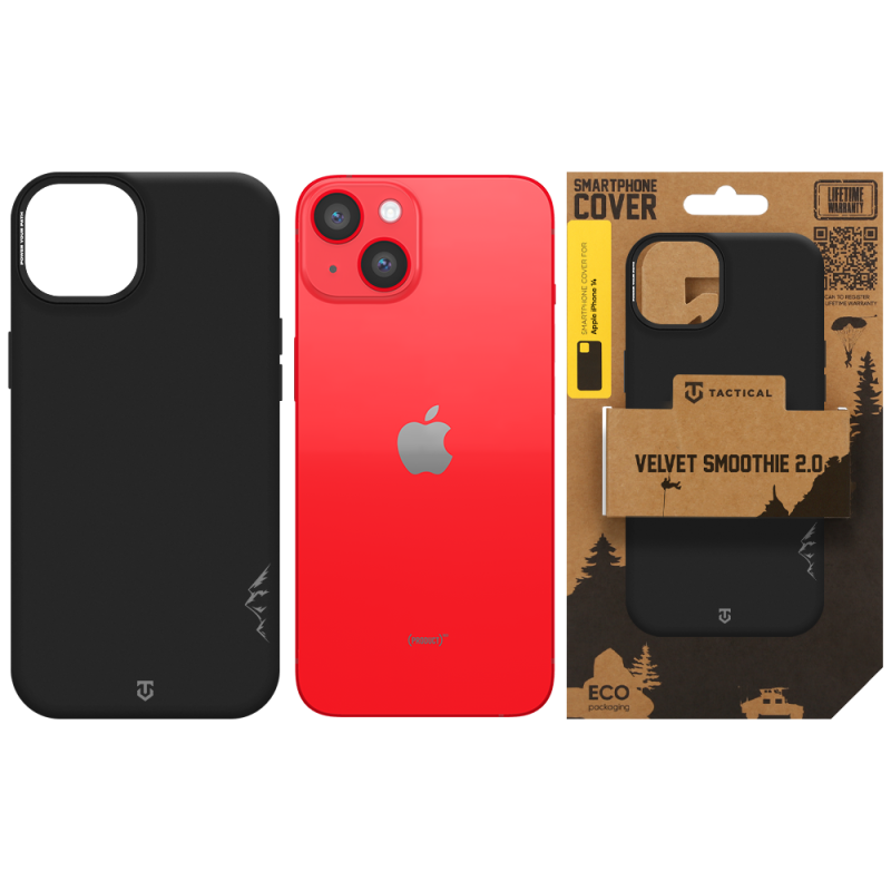 Tactical MagForce Velvet Smoothie 2.0 tok az Apple iPhone 14-hez, Asphalt színben