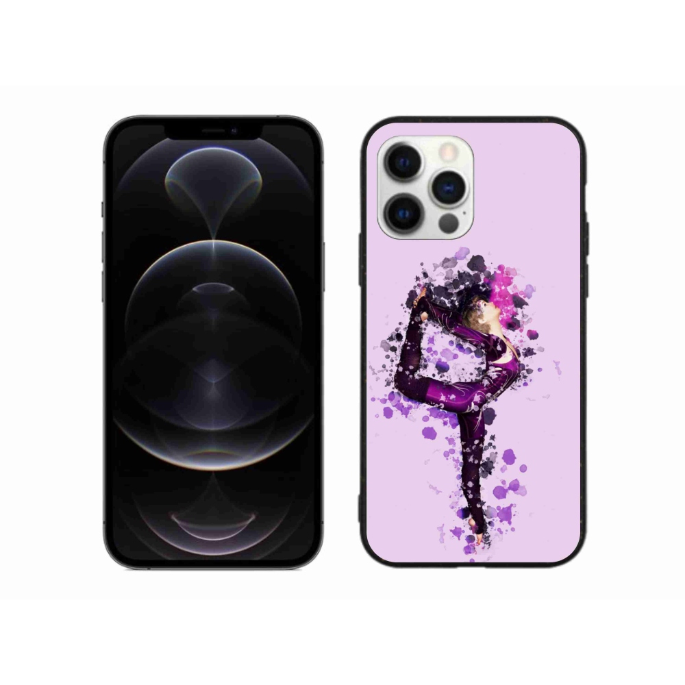 Zselés borítás mmCase iPhone 12 Pro Max készülékhez - balerina