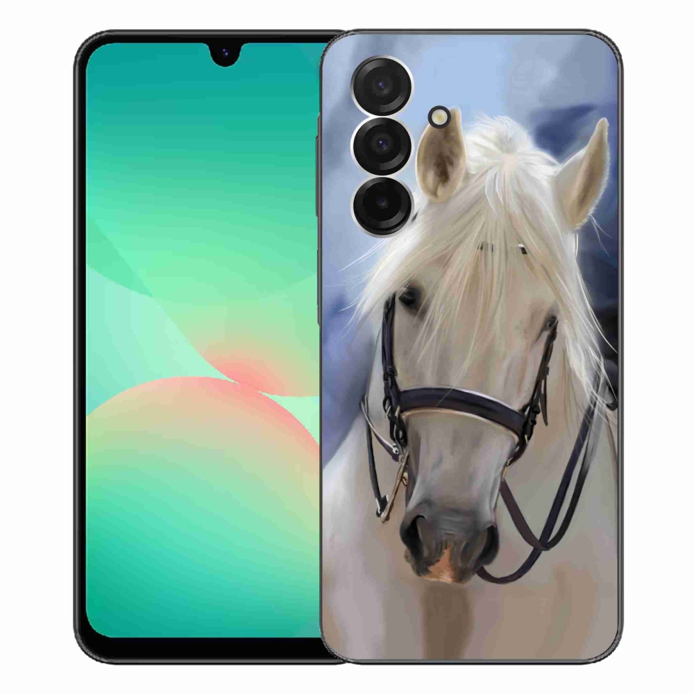 Zselés borítás mmCase Samsung Galaxy A26 5G - fehér ló
