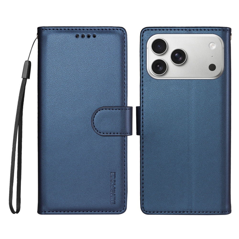 BTP könyvformájú tok iPhone 18 Pro Max/17 Pro Max-hoz – kék