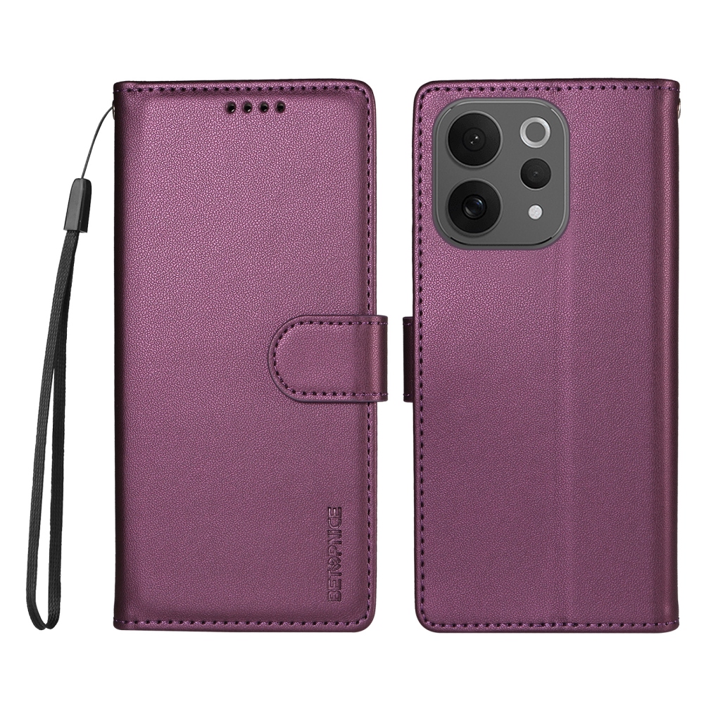 BTP könyvformájú tok a Vivo V70 Lite 5G-hez – lila