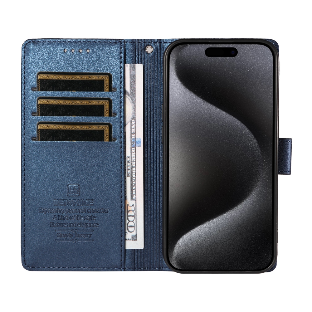 BTP könyvformájú tok a Vivo V70 Lite 5G-hez – kék