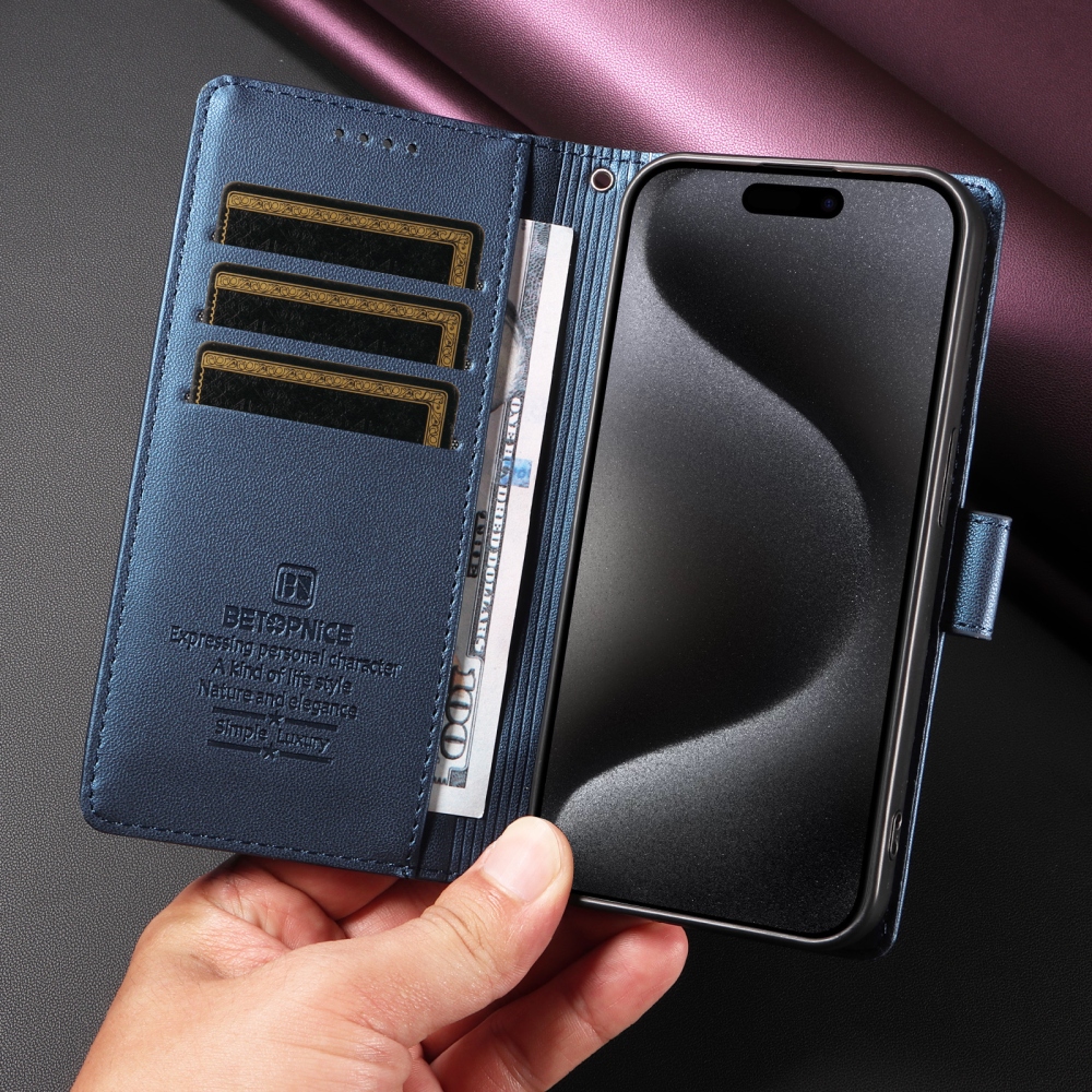 BTP könyvformájú tok a Vivo V70 Lite 5G-hez – kék