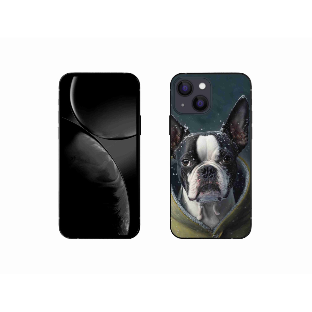 Gél borítás mmCase iPhone 13 mini készülékhez - bulldog