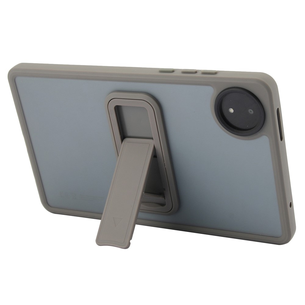 Skiny zselés tok fix hátlappal és flip állvánnyal Xiaomi Redmi Pad SE 8.7-hez - szürke