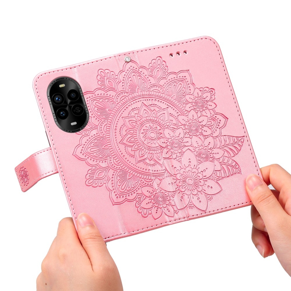 Mandala könyv tok a Huawei Nova 13 Pro 5G számára - rózsaszín