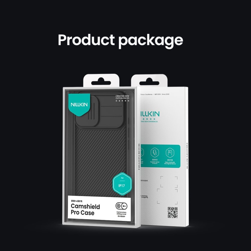 Nillkin CamShield PRO hátlap az Apple iPhone 17 készülékhez Sötétzöld
