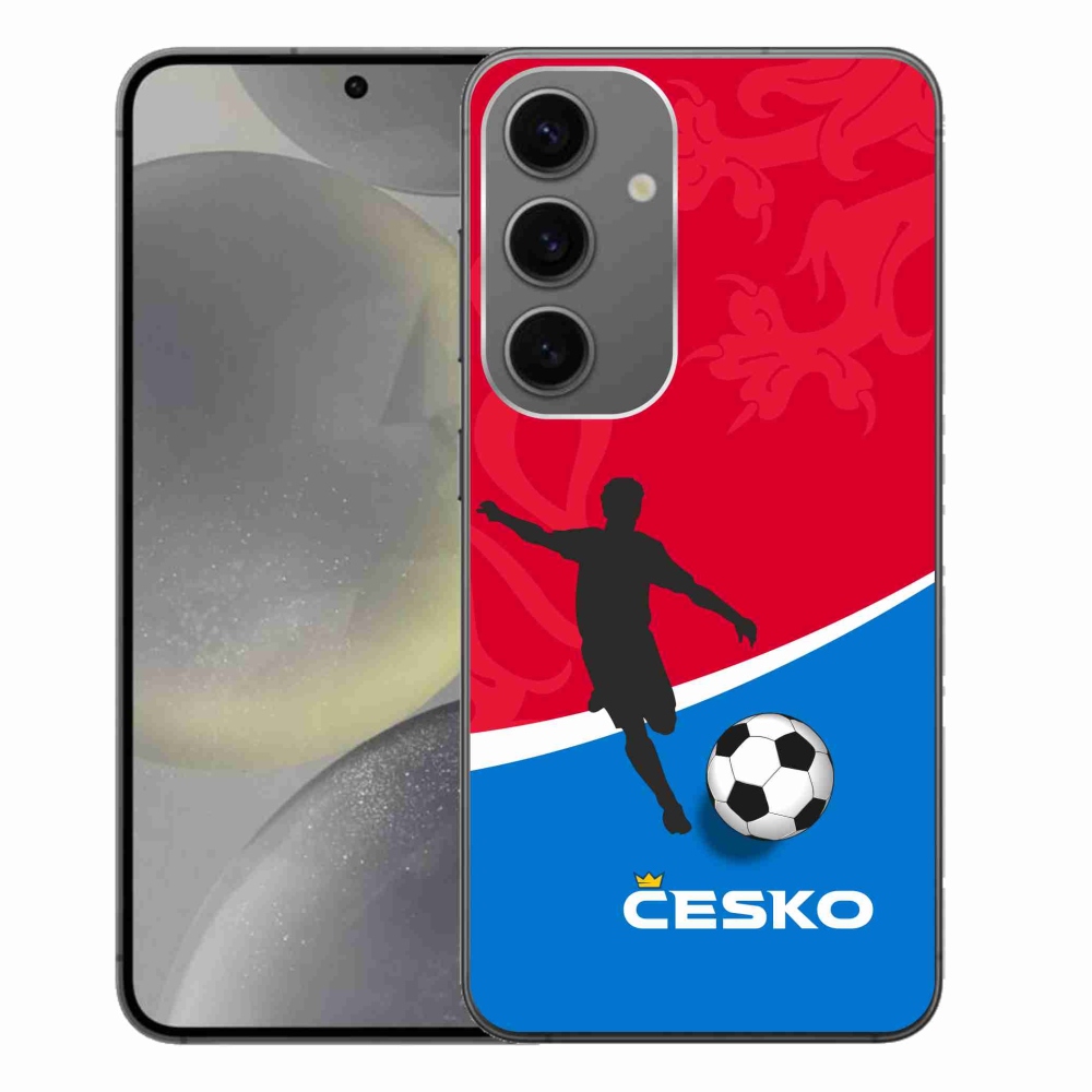 Gél borítás mmCase Samsung Galaxy S24+ - foci Csehország