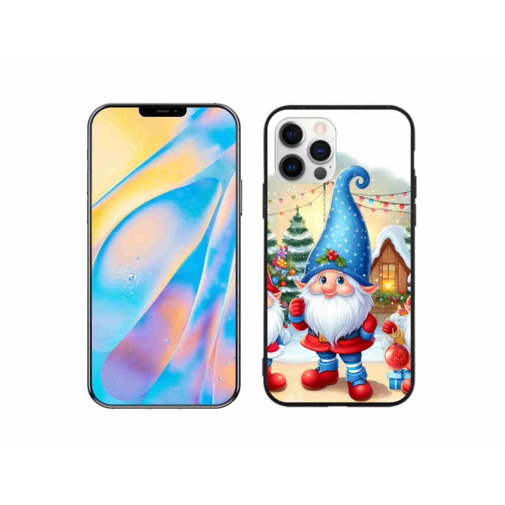 Gél borítás mmCase iPhone 12 készülékhez - Karácsonyi manók