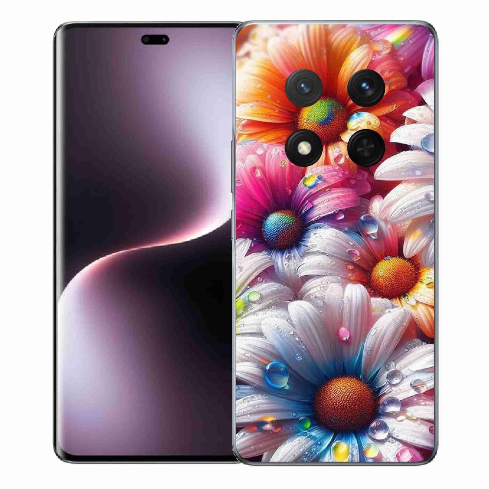 Zselés borítás mmCase a Honor Magic 7 Lite 5G készülékhez - színes margaréták