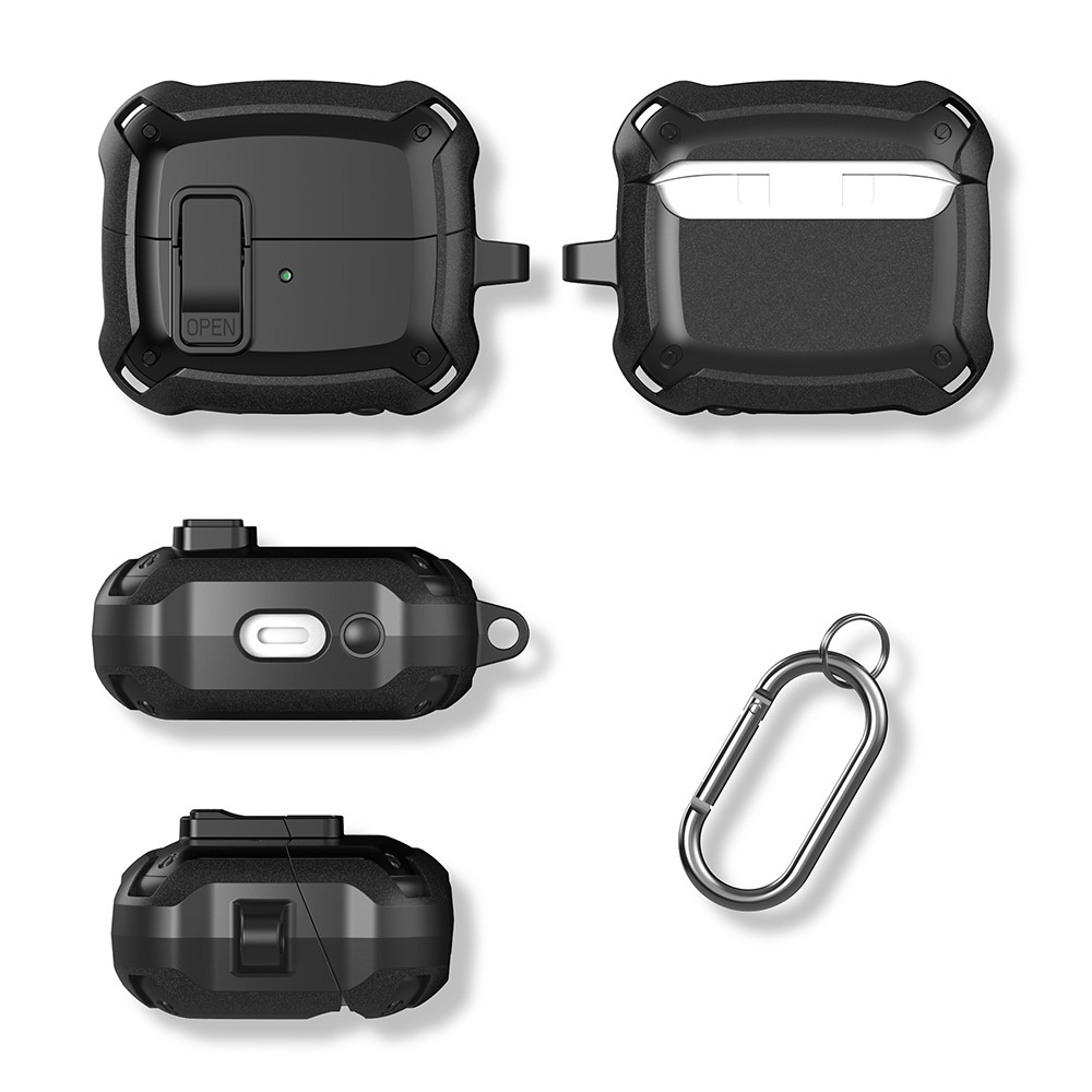 Buckles strapabíró tok a Samsung Galaxy Buds3 Pro/Buds3 készülékekhez – fekete