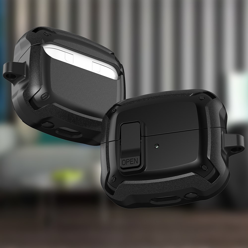 Buckles strapabíró tok a Samsung Galaxy Buds3 Pro/Buds3 készülékekhez – fekete