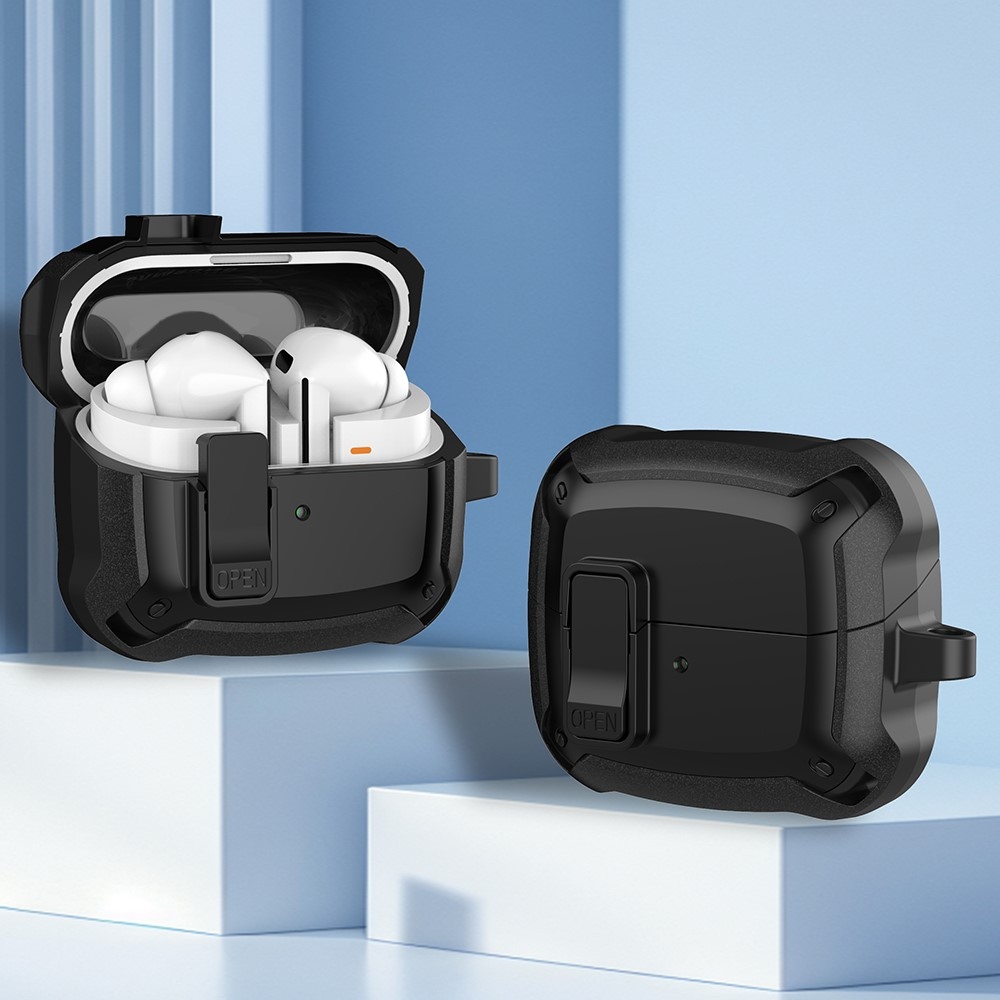 Buckles strapabíró tok a Samsung Galaxy Buds3 Pro/Buds3 készülékekhez – fekete
