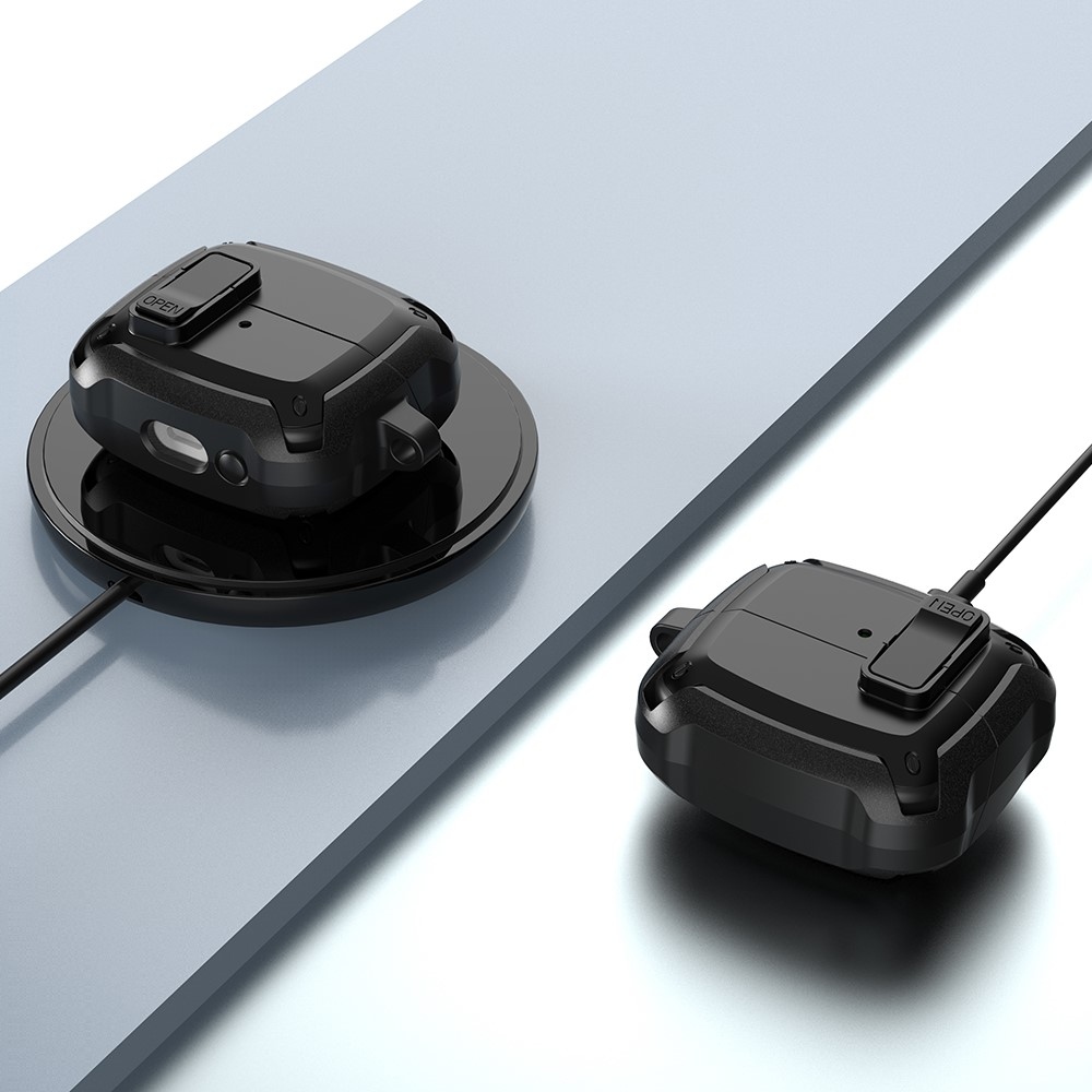 Buckles strapabíró tok a Samsung Galaxy Buds3 Pro/Buds3 készülékekhez – fekete