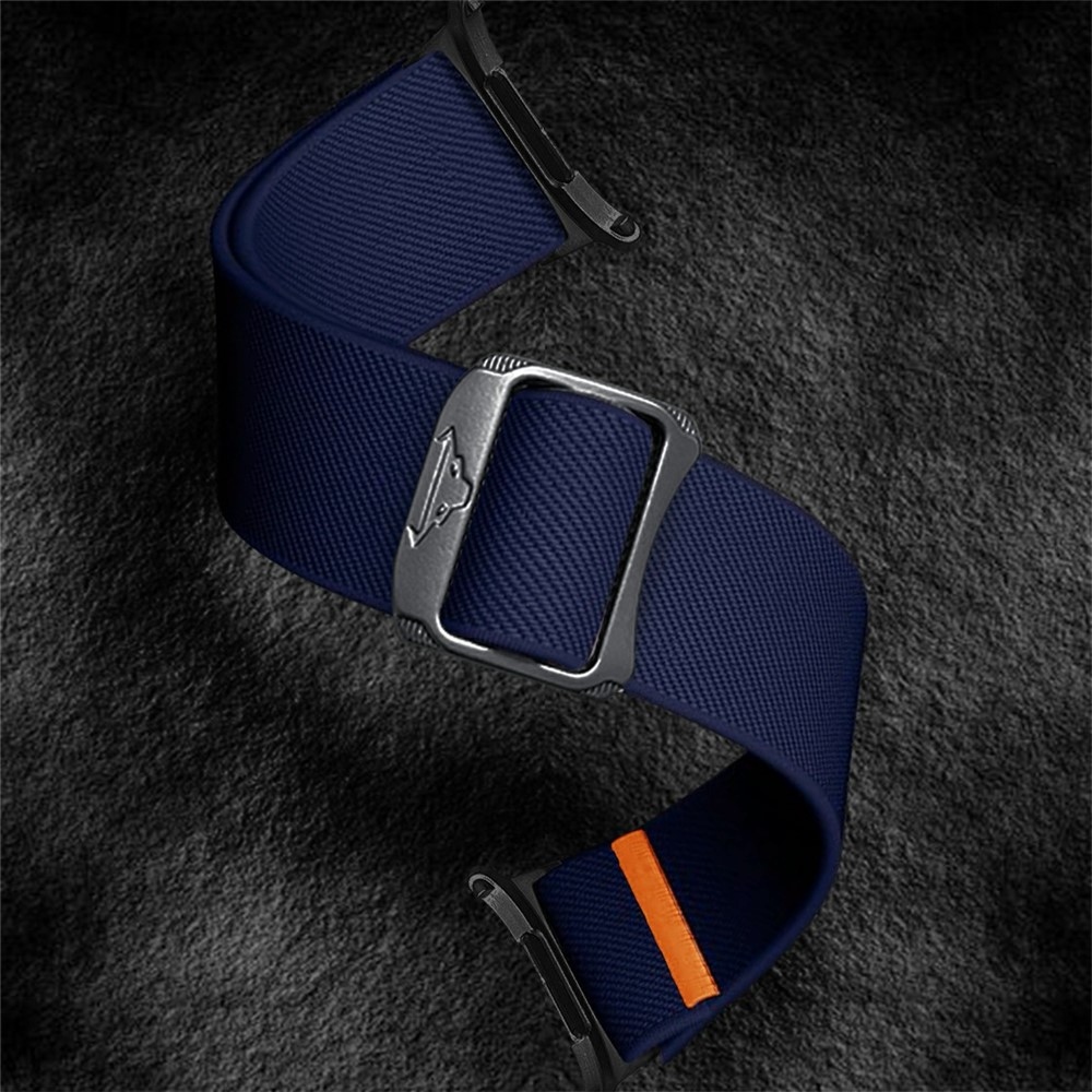 Bull nylon rugalmas szíj a Samsung Galaxy Watch Ultra (2025) 47 mm-es modellhez – kék