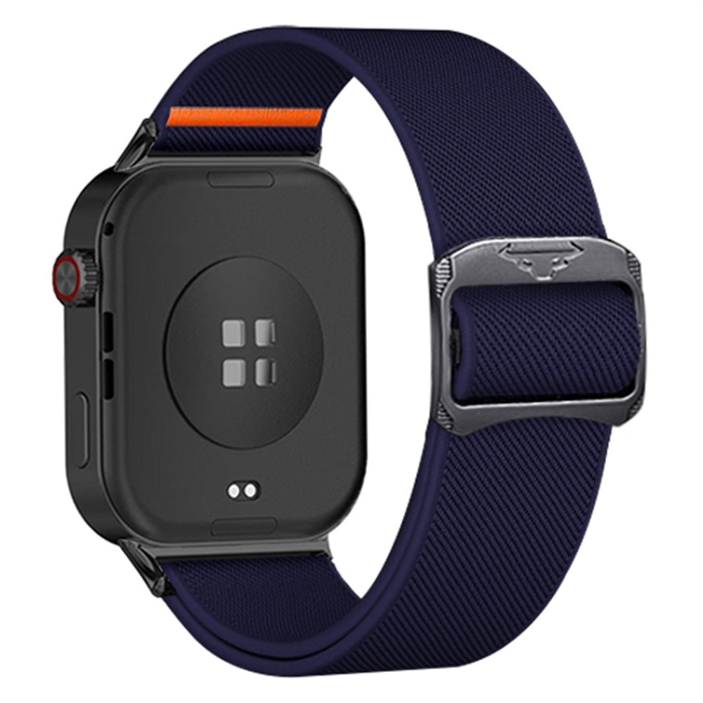 Bull nylon rugalmas karkötő a Xiaomi Smart Band 10 Pro/9 Pro/8 Pro/Redmi Watch 6/5/4 modellekhez – kék