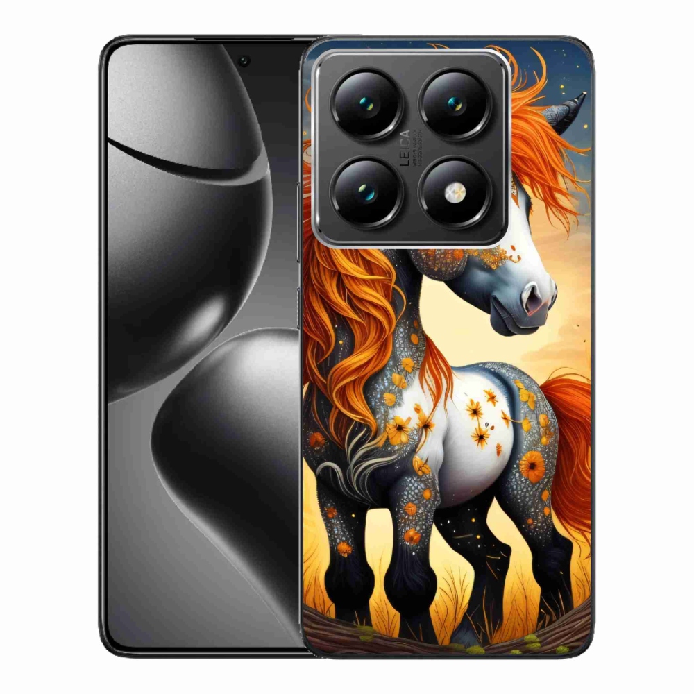 Gél borítás mmCase a Xiaomi 14T Pro számára - színes póni