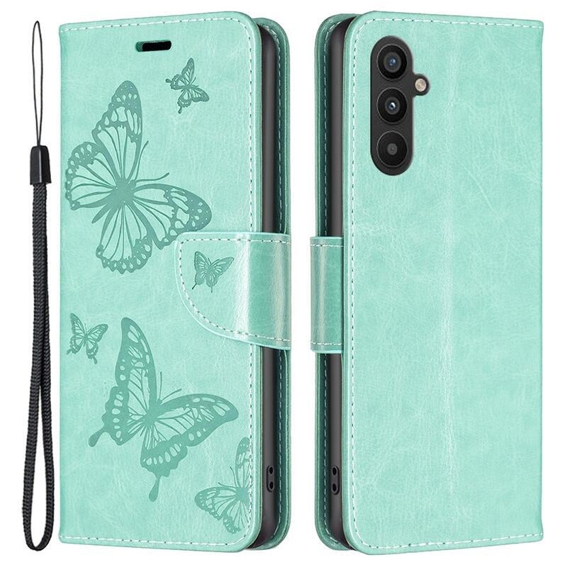 Pillangó könyvtáska Samsung Galaxy A34 5G - teal - teal