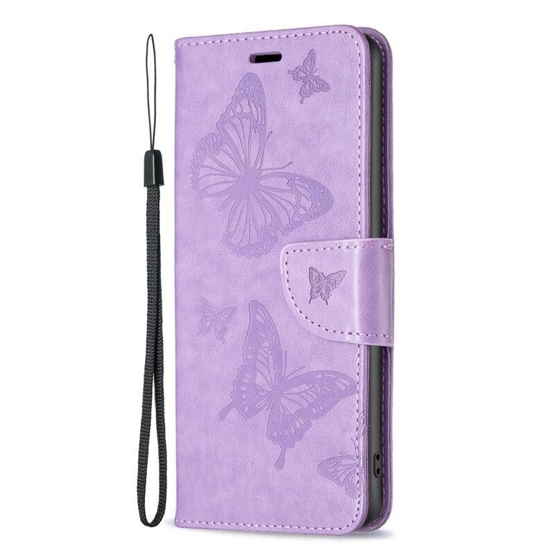 Pillangó könyv tok Xiaomi 13-hoz - lila