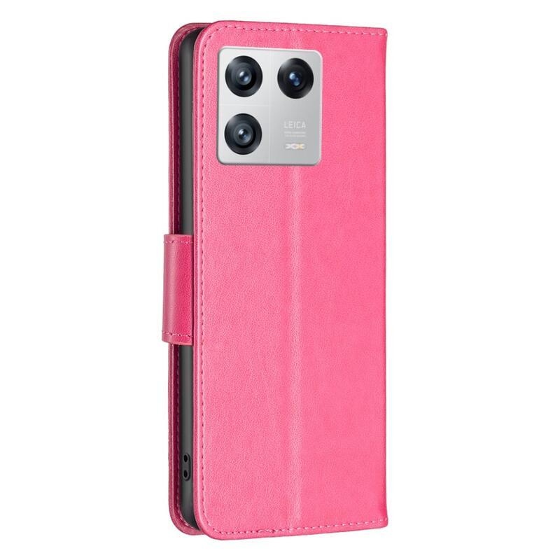 Pillangó könyv tok Xiaomi 13 - rózsa