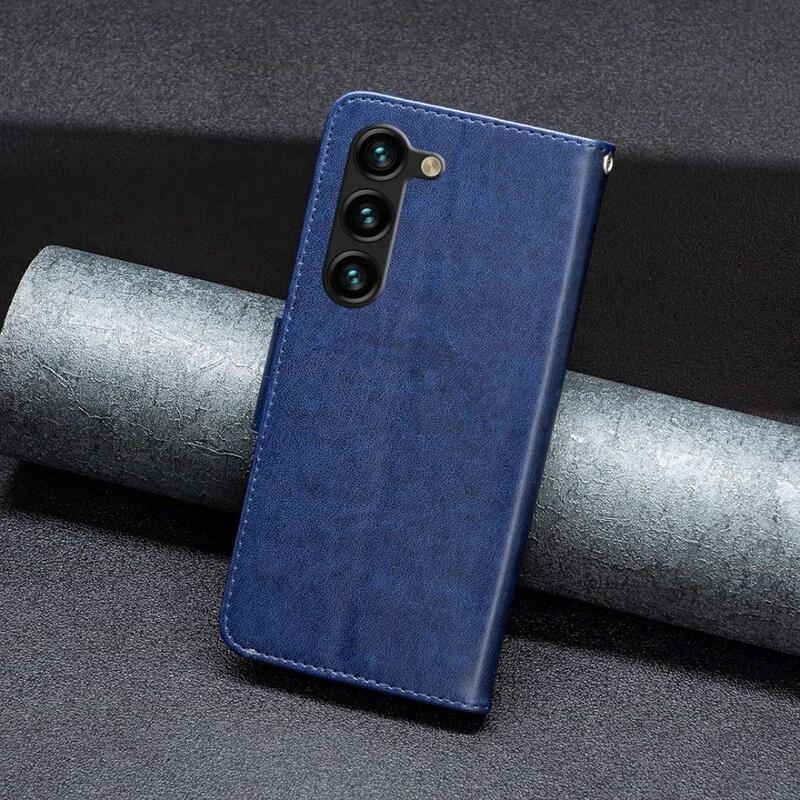 Pillangó pénztárca tok Samsung Galaxy S23+ készülékhez - sötétkék