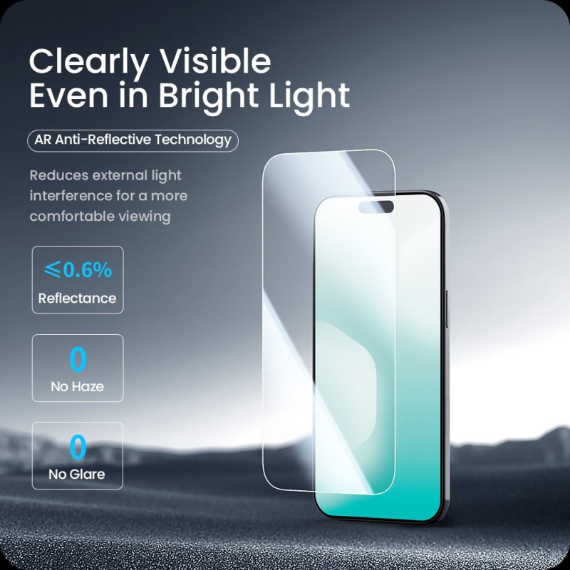 Nillkin Edzett üveg 0.2mm H+ PRO 2.5D tükröződésmentes Apple iPhone Air készülékhez (applikátorral)