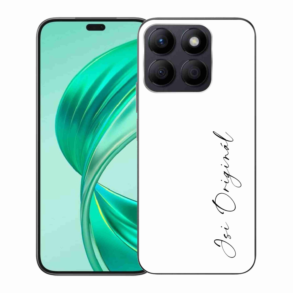 Gél borító mmCase a Honor X8b-hez - te vagy az eredeti fehér háttér