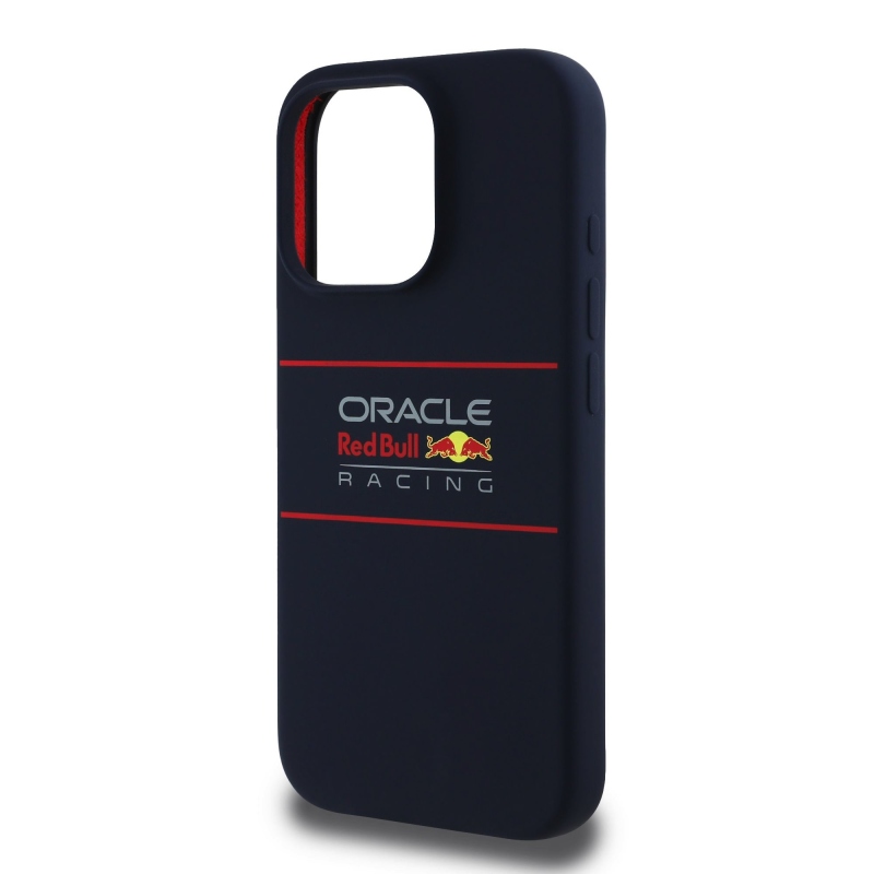 Red Bull szilikon vízszintes logóval ellátott MagSafe hátlap iPhone 16 Pro Max-hoz Navy Navy