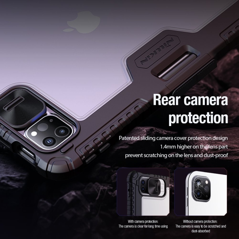 Nillkin Bumper PRO védőállvány tok többszögű iPad Pro 11 2024 Fekete