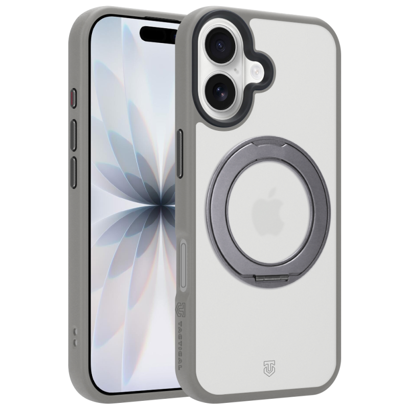 Tactical MagForce Hyperstand tok az Apple iPhone 17-hez, világosszürke