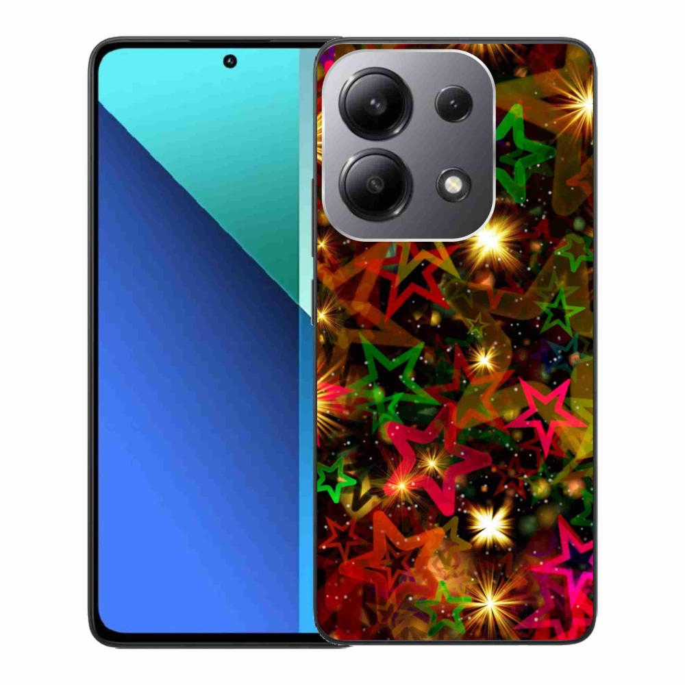 Gél borítás mmCase a Xiaomi Redmi Note 13-hoz - színes csillagok