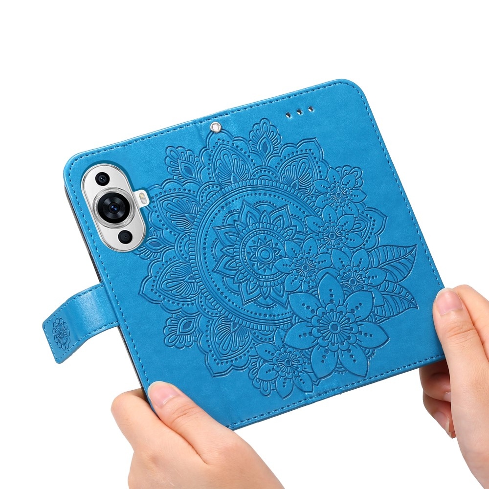 Mandala könyv tok a Huawei Nova 11-hez - kék