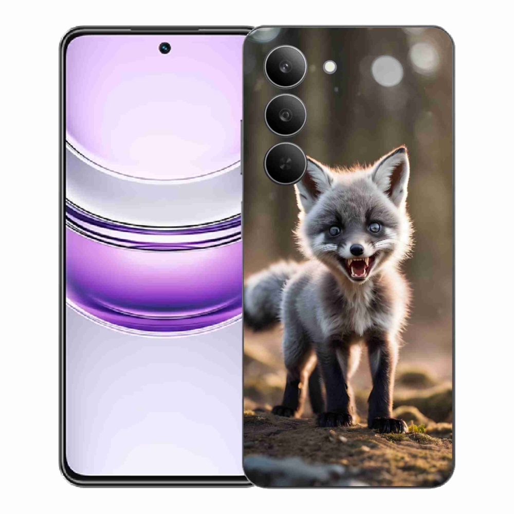 Gél borító mmCase a Realme 14x 5G készülékhez - angry fox