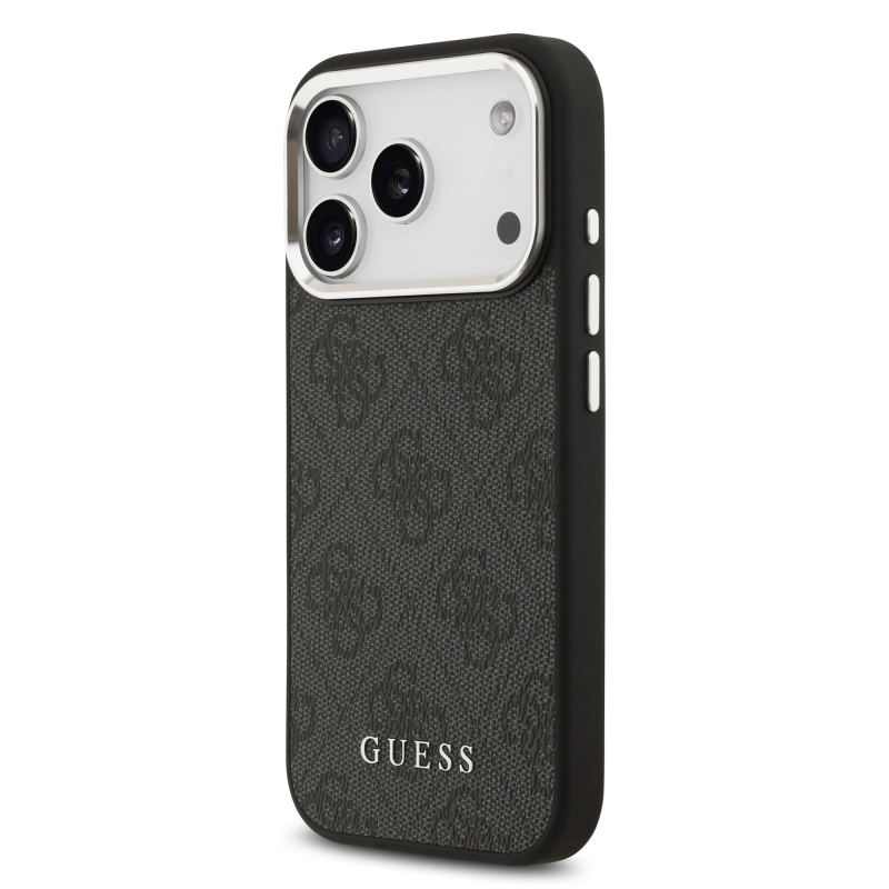 Guess 4G MagSafe hátlap iPhone 17 Pro-hoz Fekete