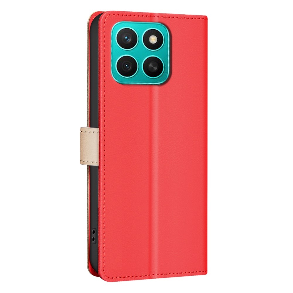 BNF DUO könyvtáska Honor X8c-hez - piros