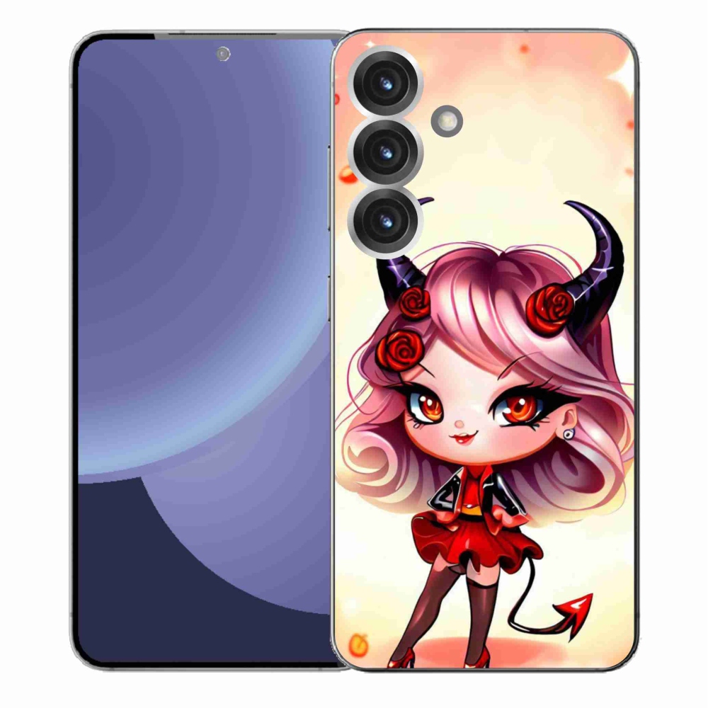 Gél védőhuzat mmCase Samsung Galaxy S25+ - rajzfilm ördög