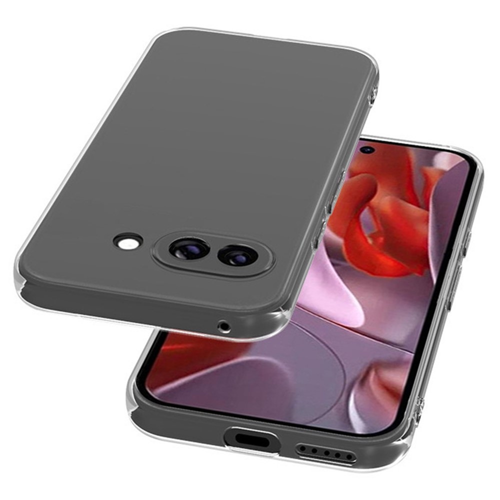 Átlátszó gél tok a Google Pixel 9a készülékhez - átlátszó