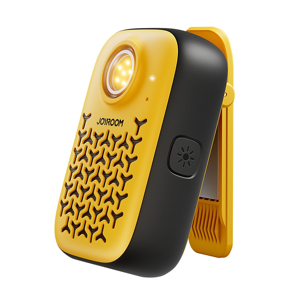Joyroom Maya JR-MS03 hordozható Bluetooth hangszóró zseblámpával - sárga