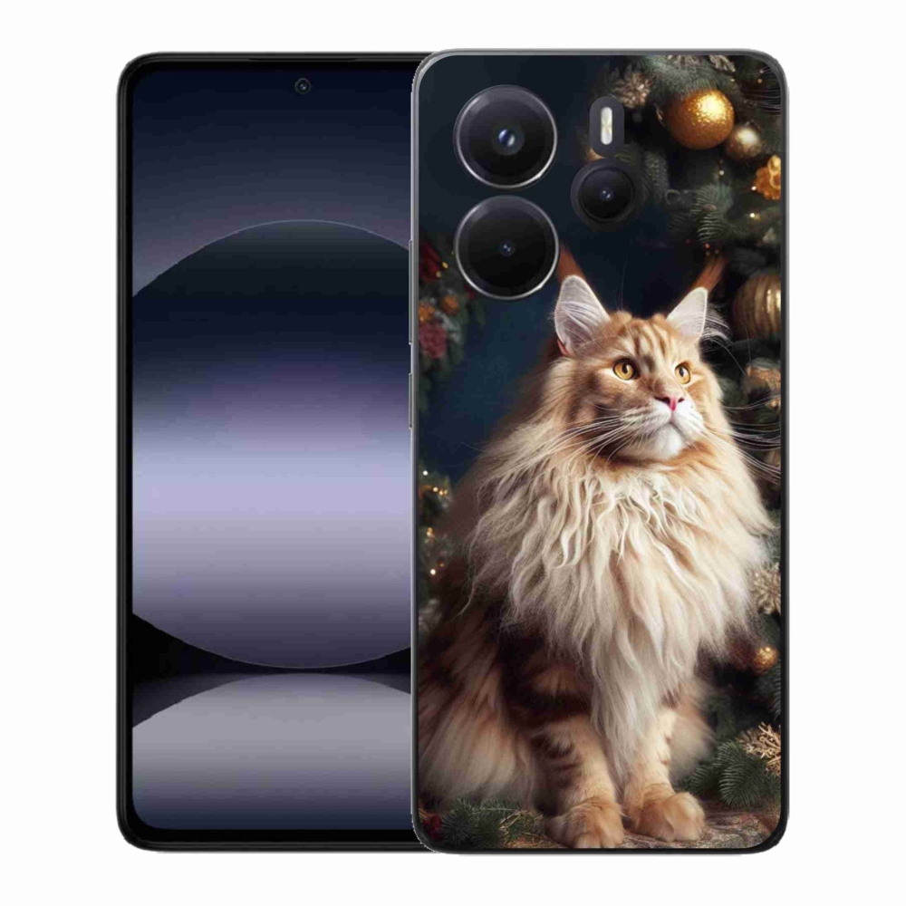 Gél borítás mmCase a Xiaomi Redmi Note 14-hez - macska a fánál