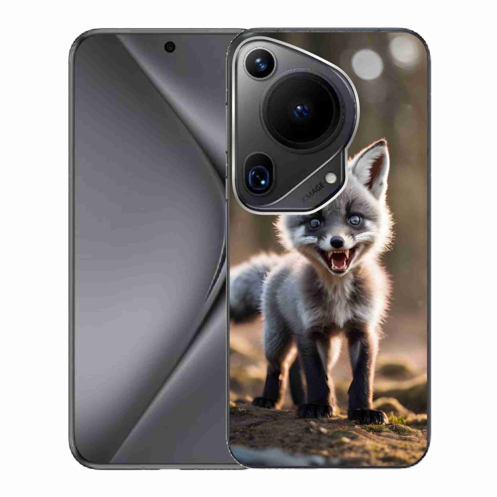 Gél borítás mmCase a Huawei Pura 70 Ultra készülékhez - angry fox