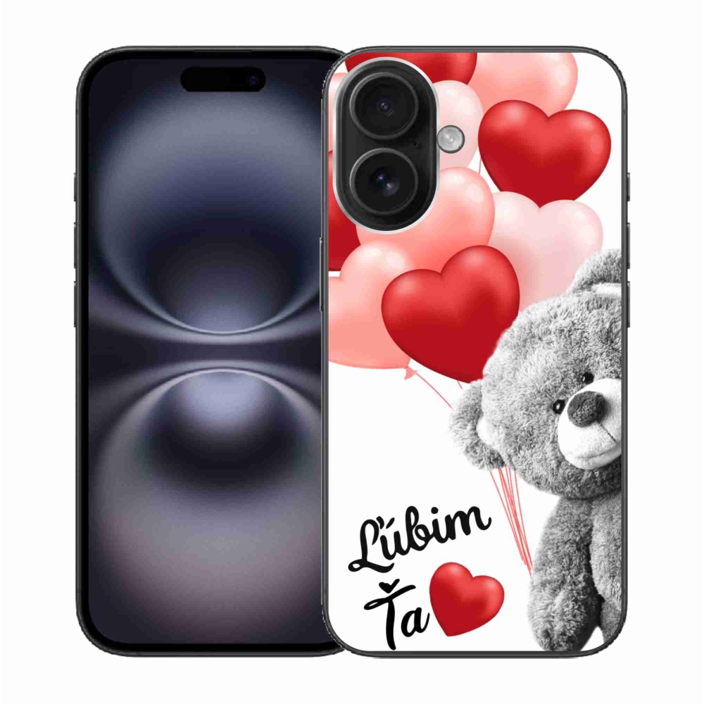 Gél tok mmCase iPhone 16 készülékhez - I love you en