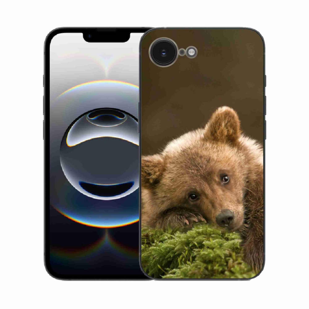Zselés borítás mmCase iPhone 16e készülékhez - medve