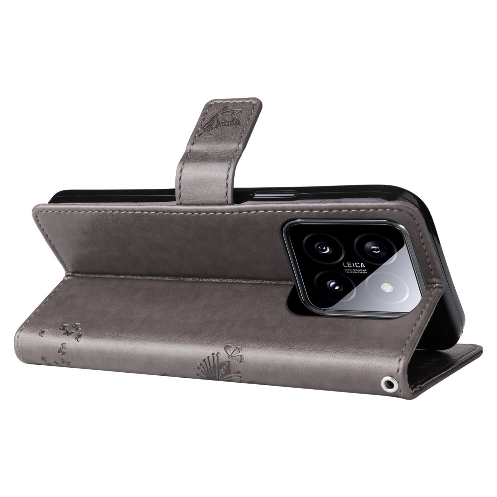 Fák könyve tok Xiaomi 14 - szürke