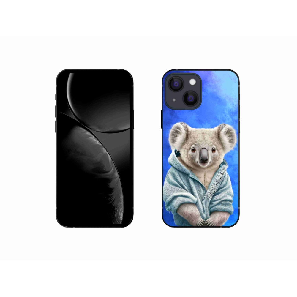 Zselés borítás mmCase iPhone 13 mini készülékhez - koala pulóverben