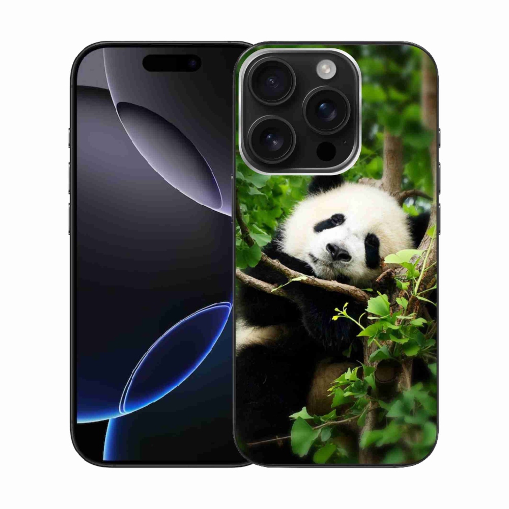 Zselés borítás mmCase iPhone 16 Pro készülékhez - panda