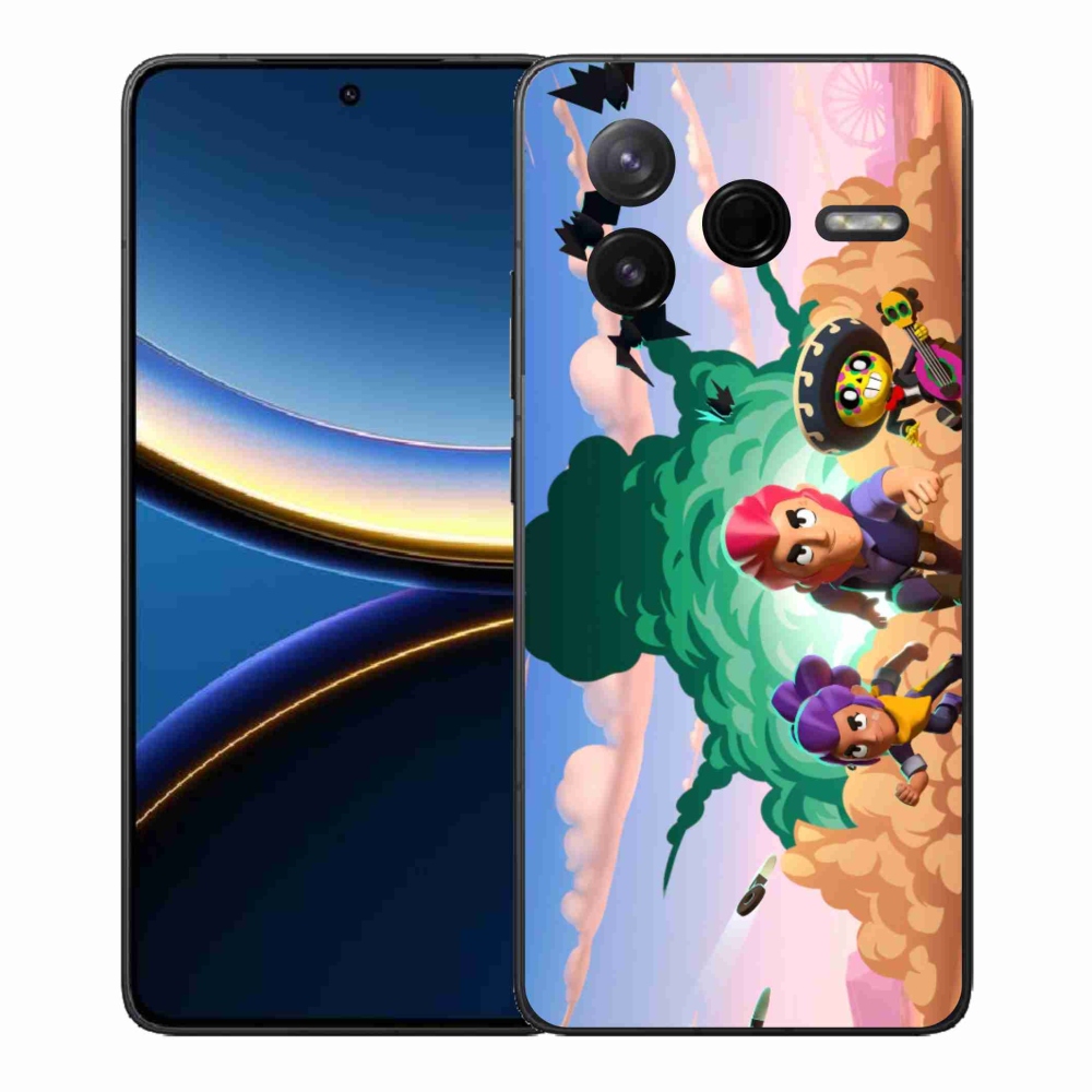 Gél borítás mmCase a Xiaomi Poco F7 Pro számára - verekedés csillagok